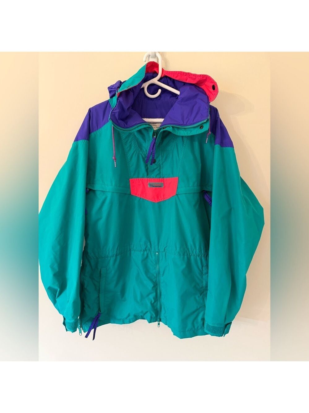 Vintage Columbia Ski Bomber/jacket - colorway is amazing & bright - 90’s medium